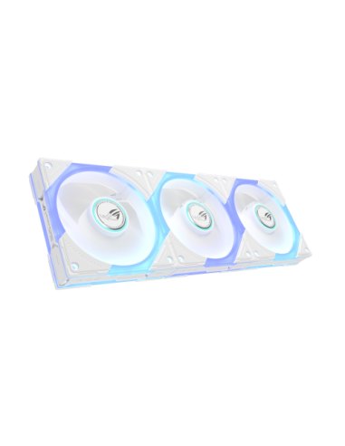 ASUS ROG Eurux GR120 ARGB Reverse Fan White Edition - Triple Pack Carcasa del ordenador Ventilador 12 cm Blanco 3 pieza(s)