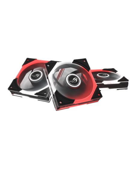 ASUS ROG Eurux GR120 ARGB Fan Triple Pack Carcasa del ordenador Ventilador 12 cm Negro 3 pieza(s)