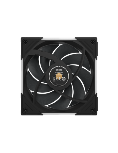 ASUS ROG Eurux GR120 ARGB Fan Triple Pack Carcasa del ordenador Ventilador 12 cm Negro 3 pieza(s)