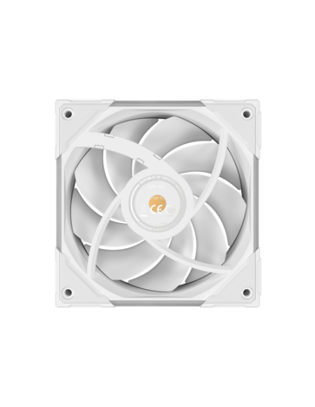 ASUS ROG Eurux GR120 ARGB Fan White Single Pack Carcasa del ordenador Ventilador 12 cm Blanco 1 pieza(s)