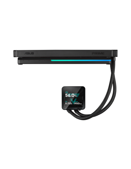 ASUS PRIME LC II 360 ARGB LCD Procesador Sistema de refrigeración líquida todo en uno 12 cm Negro 1 pieza(s)