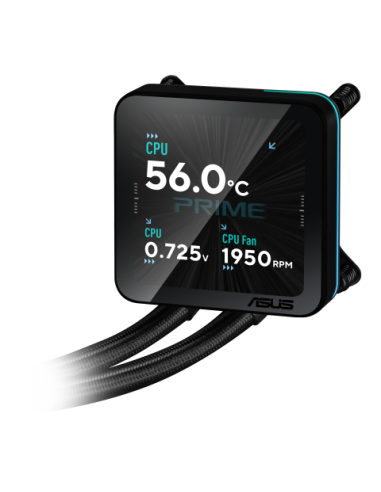 ASUS PRIME LC II 360 ARGB LCD Procesador Sistema de refrigeración líquida todo en uno 12 cm Negro 1 pieza(s)