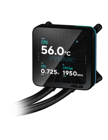 ASUS PRIME LC II 360 ARGB LCD Procesador Sistema de refrigeración líquida todo en uno 12 cm Negro 1 pieza(s)