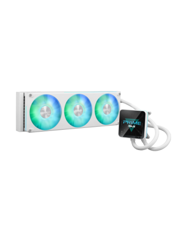 ASUS PRIME LC II 360 ARGB LCD WHT Procesador Sistema de refrigeración líquida todo en uno 12 cm Blanco 1 pieza(s)