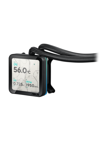 ASUS PRIME SLC II 360 ARGB LCD Procesador Sistema de refrigeración líquida todo en uno 12 cm Negro 1 pieza(s)
