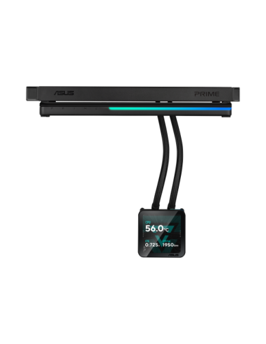 ASUS PRIME SLC II 360 ARGB LCD Procesador Sistema de refrigeración líquida todo en uno 12 cm Negro 1 pieza(s)