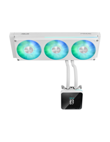 ASUS PRIME SLC II 360 ARGB LCD WHT Procesador Sistema de refrigeración líquida todo en uno 12 cm Blanco 1 pieza(s)