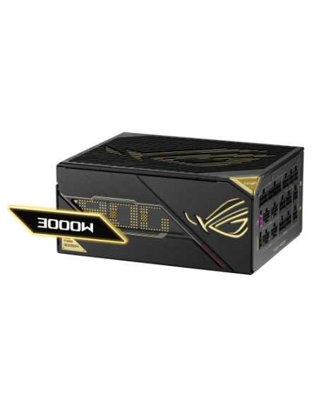 ASUS ROG Thor 3000W Titanium III Edition 20 unidad de fuente de alimentación 20+4 pin ATX ATX Negro