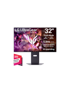 MONITOR LG 32" ULTRAGEAR OLED 32GX870B-B: PANEL OLED, RESOLUCIÓN 4K UHD, 240 HZ, 0,03 MS, DISPLAYHDR TRUE BLACK 500, G-SYNC COMP