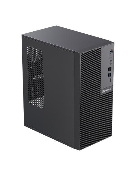 CAJA MICRO-ATX SEMITORRE NUMEN 500 PRO 4USB 1TYPEC (SIN FUENTE) NEGRA 52115