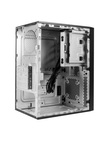 CAJA MICRO-ATX SEMITORRE NUMEN 500 PRO 4USB 1TYPEC (SIN FUENTE) NEGRA 52115