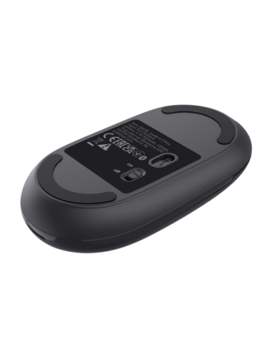 Trust Seron Slim Multi ratón Oficina Ambidextro RF Wireless + Bluetooth Óptico 3200 DPI