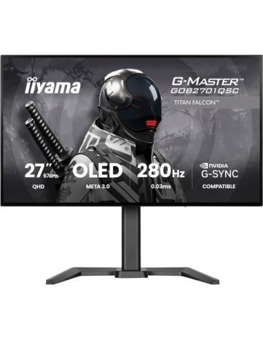 IIYAMA MONITOR 27" META3 OLED 4TH GENERATION, 2560 X 1440 280HZ, HDMI X2, DISPLAYPORT X1, USB-C X1