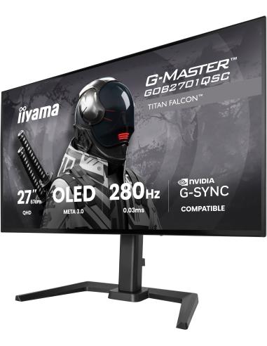 IIYAMA MONITOR 27" META3 OLED 4TH GENERATION, 2560 X 1440 280HZ, HDMI X2, DISPLAYPORT X1, USB-C X1