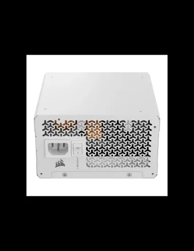FUENTE ALIMENT. CORSAIR RME WHITE SERIES RM1200E WHITE 1200 WATT ATX 3.1 PCIE 5.1 CYBENETICS GOLD FULLY MODULAR POWER SUPPLY CP-