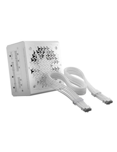 FUENTE ALIMENT. CORSAIR RME WHITE SERIES (3RD GEN) RM1000E THERMALPROTECT WHITE 1000 WATT ATX 3.1 PCIE 5.1 CYBENETICS PLATINUM C