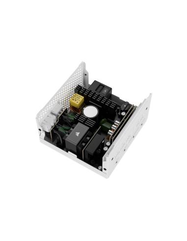 FUENTE ALIMENT. CORSAIR RME WHITE SERIES (3RD GEN) RM1000E THERMALPROTECT WHITE 1000 WATT ATX 3.1 PCIE 5.1 CYBENETICS PLATINUM C