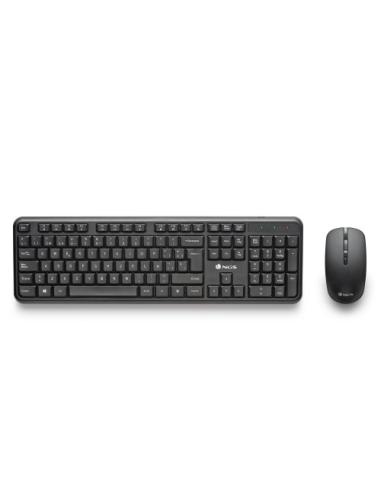 NGS SERENITY KIT (QUERTY, ES) teclado Ratón incluido Universal RF inalámbrico QWERTY Español Negro