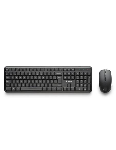 NGS SERENITY KIT (QUERTY, ES) teclado Ratón incluido Universal RF inalámbrico QWERTY Español Negro