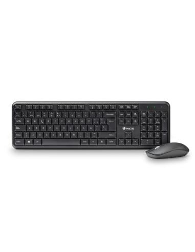 NGS SERENITY KIT (QUERTY, ES) teclado Ratón incluido Universal RF inalámbrico QWERTY Español Negro