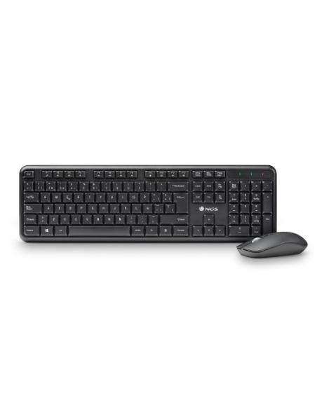 NGS SERENITY KIT (QUERTY, ES) teclado Ratón incluido Universal RF inalámbrico QWERTY Español Negro