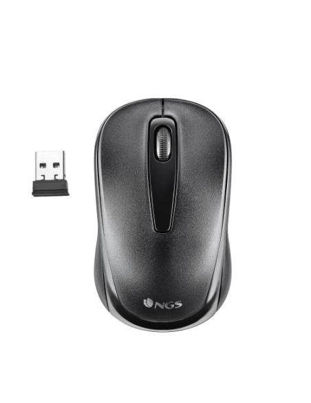 NGS EASY GAMMA ratón Oficina Ambidextro RF inalámbrico Óptico 1200 DPI