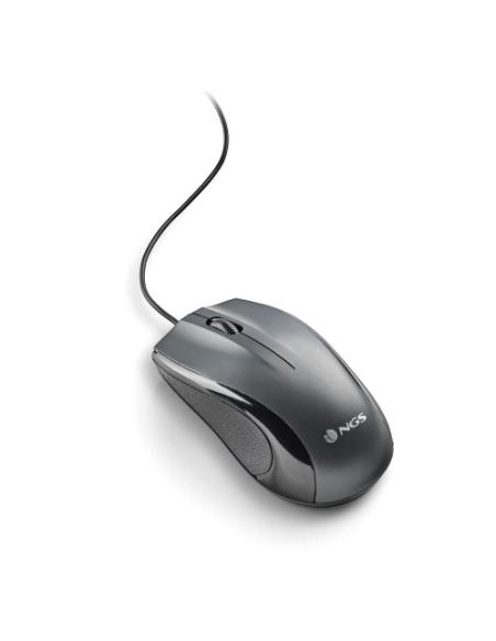 NGS MUSK ratón Universal Ambidextro USB tipo A Laser 1200 DPI
