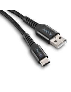 NGS KNOT-AC cable USB USB 2.0 1 m USB A USB C 0,48 Gbit/s 100 W Negro 2