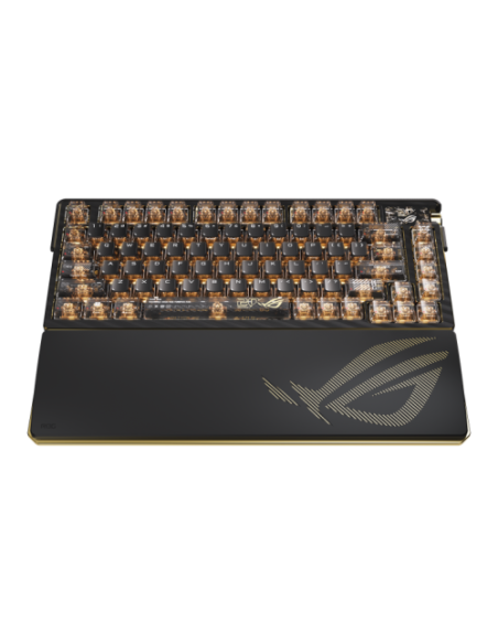 ASUS ROG Azoth Extreme Edition 20 teclado Juego USB + RF Wireless + Bluetooth QWERTY Inglés Negro