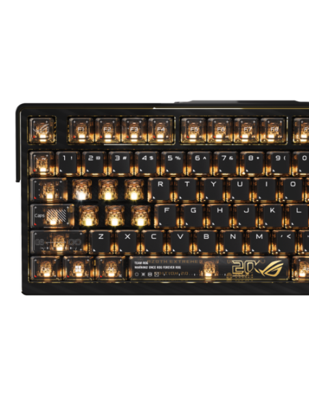 ASUS ROG Azoth Extreme Edition 20 teclado Juego USB + RF Wireless + Bluetooth QWERTY Inglés Negro