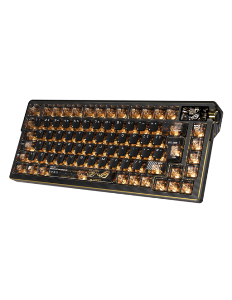 ASUS ROG Azoth Extreme Edition 20 teclado Juego USB + RF Wireless + Bluetooth QWERTY Inglés Negro