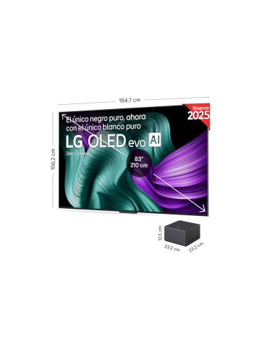 LG OLED evo AI OLED83M59LA 2,11 m (83") 4K Ultra HD Smart TV Wifi Metálico