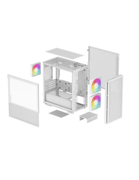 CAJA MICRO-ATX SEMITORRE DEEPCOOL CH360 ARGB CT 3V BLANCA R-CH360-WHAPE3-G-1