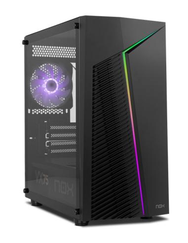 CAJA MICRO-ATX SEMITORRE NOX INFINITY ZETA NEGRA ARGB USB3