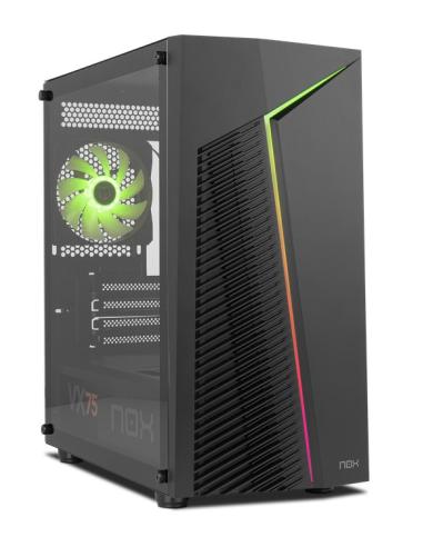 CAJA MICRO-ATX SEMITORRE NOX INFINITY ZETA NEGRA ARGB USB3