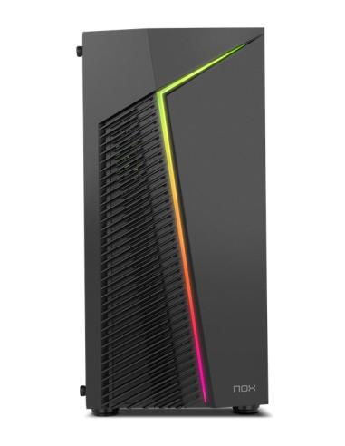 CAJA MICRO-ATX SEMITORRE NOX INFINITY ZETA NEGRA ARGB USB3