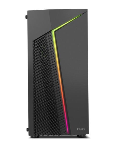 CAJA MICRO-ATX SEMITORRE NOX INFINITY ZETA NEGRA ARGB USB3