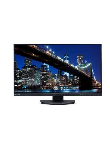SHARP EA-SERIES DESKTOP 27" LCD MONITOR WITH LED BACKLIGHT, 2560X1440, USB-C, LAN, DP, DP-OUT, HDMI, 150 MM HEIGHT ADJUSTABLE (L