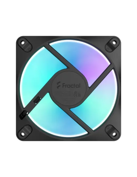 FRACTAL VENTILADOR CAJA DYNAMIC-3-12-REVERSE-BLACK FD-F-DY3-1202