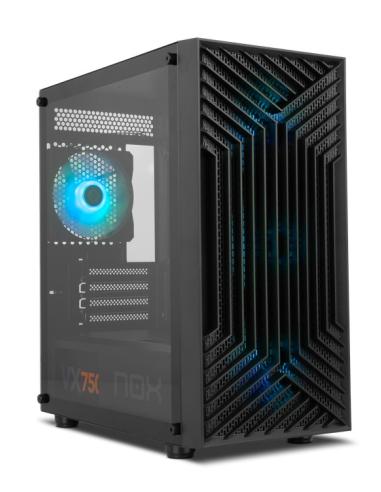 CAJA MICRO-ATX SEMITORRE NOX INFINITY EPSILON NEGRA ARGB USB3