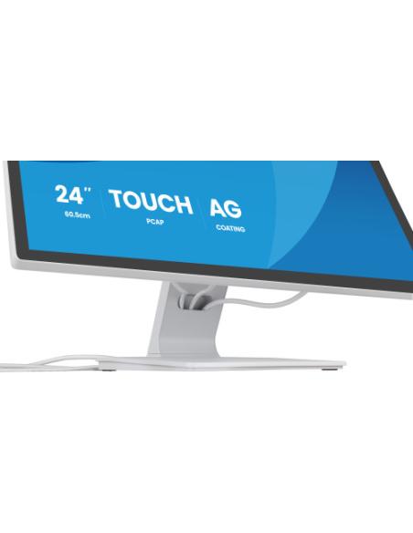MONITOR IIYAMA TACTIL , 24", T2452MSC-W2AG, 61 CM, 1920 X 1080 PIXELES, FULL HD, LED, 5 MS, BLANCO