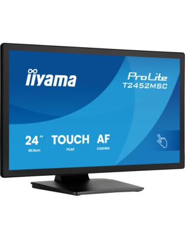 MONITOR IIYAMA 24” TACTIL IPS FULL HD 1920X1080 120HZ 5MS GTG 16:9 400CD 178° PCAP+ 10 PUNTOS USB TACTIL HDMI DP HUB USB 2X ALTA