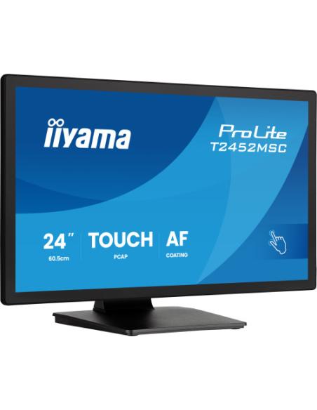 MONITOR IIYAMA 24” TACTIL IPS FULL HD 1920X1080 120HZ 5MS GTG 16:9 400CD 178° PCAP+ 10 PUNTOS USB TACTIL HDMI DP HUB USB 2X ALTA