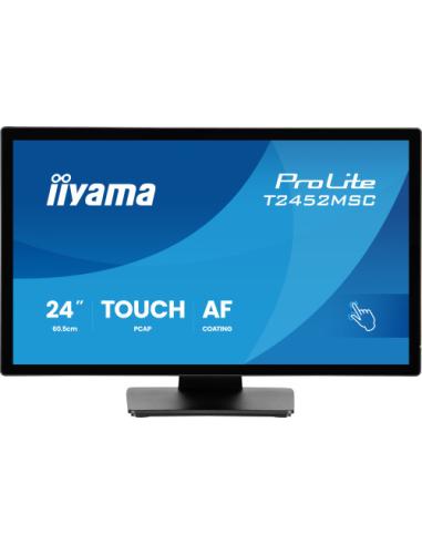 MONITOR IIYAMA 24” TACTIL IPS FULL HD 1920X1080 120HZ 5MS GTG 16:9 400CD 178° PCAP+ 10 PUNTOS USB TACTIL HDMI DP HUB USB 2X ALTA
