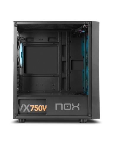 CAJA MICRO-ATX SEMITORRE NOX INFINITY EPSILON NEGRA ARGB USB3