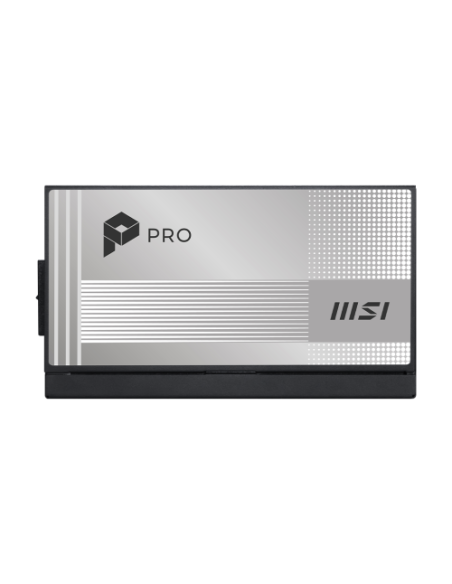 FUENTE ALIMENTACION MSI PRO A1000PL PCIE5,PSU,1000W,80 PLUS PLATINUM,MODULAR,120MM,ACTIVE PFC,1XPCI-E 5 (16PIN),3XPCI-E (6+2 PIN