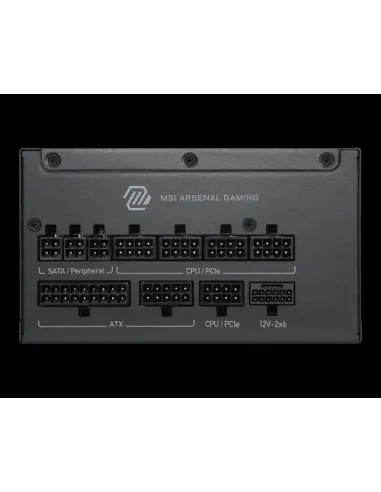 FUENTE ALIMENTACION MSI MAG A1000PLS PCIE5,PSU,1000W,80 PLUS PLATINUM,MODULAR,135MM,ACTIVE PFC,1XPCI-E 5 (12+4 PIN),4XPCI-E (6+2