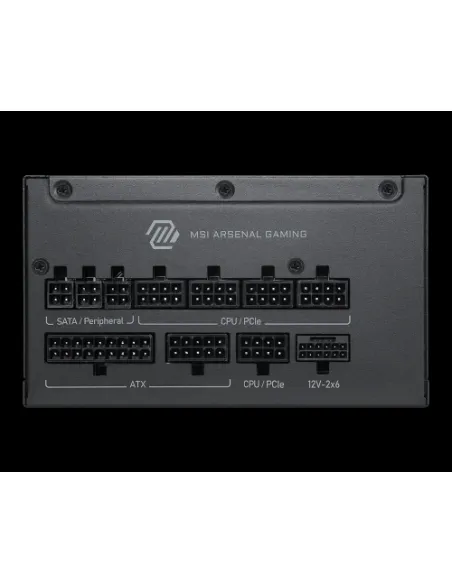 FUENTE ALIMENTACION MSI MAG A1000PLS PCIE5,PSU,1000W,80 PLUS PLATINUM,MODULAR,135MM,ACTIVE PFC,1XPCI-E 5 (12+4 PIN),4XPCI-E (6+2