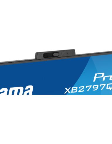 MONITOR IIYAMA 27" CON CAMARA INTEGRADA DE 5 MP COMPATIBLE CON WINDOWS HELLO, MICROFONO, DOCK USB-C, LAN, CONMUTADOR KVM Y SOPOR