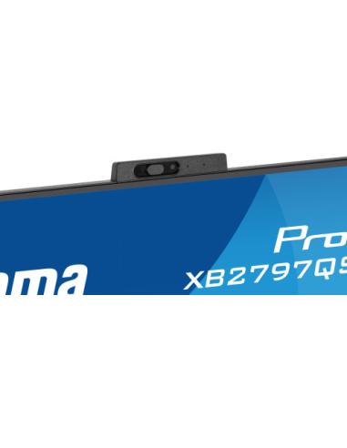 MONITOR IIYAMA 27" CON CAMARA INTEGRADA DE 5 MP COMPATIBLE CON WINDOWS HELLO, MICROFONO, DOCK USB-C, LAN, CONMUTADOR KVM Y SOPOR